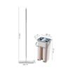 Mop Automatic Rotation Microfiber Mop Hands free Flat Mop Floor Cleaner With Bucket view 2