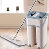Mop Automatic Rotation Microfiber Mop Hands free Flat Mop Floor Cleaner With Bucket view 3