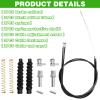 14Pcs Brake Cable Parts for Walkers Replace, Drive Rollator Replacement Parts with 45 Inch Brake Cable, Rollator Walker Parts Contains Hardware, Universal Cable Drive Walker Parts for Most Brands view 2