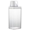 Washing Powder Storage, Laundry Detergent Dispenser, Washing Powder Dispenser with Measuring Cup, Washing Up Powder Container, Laundry Room Accessories, Multipurpose Cereal Jar (1500ml) view 1