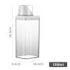 Washing Powder Storage, Laundry Detergent Dispenser, Washing Powder Dispenser with Measuring Cup, Washing Up Powder Container, Laundry Room Accessories, Multipurpose Cereal Jar (1500ml) view 2