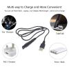 BODYA Universal USB Adapter Charger Cable Charging Cable DC Converter Power Cord for Electric Shaver Hair Clipper DC 5.5 * 2.1mm Black view 2
