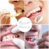 Flipped Warmth 2 Pairs Perfect Smile Fake Teeth, Teeth Veneers Top and Bottom Fake Cosmetic Teeth Veneers Instant Comfort Fit Whitening Flex Denture Cover view 4