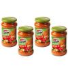 Mandy Zacusca Vinete 250g | Eggplant Zacusca Jarred Cooked Food | Ideal Condiment Chutneys, Pickles, Fresh Bread & Savoury Biscuits | Elevate Snacking Mealtime (Spicy ZACUSCA 300g, 4 Pack) view 1