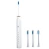 Electric Toothbrushes Adults Rechargeable Toothbrush with 4 Brush Heads and 6 Cleaning Modes Low Noise Waterproof Electric Toothbrush Smart Timer for Women Men Gift White view 1