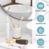 Electric Toothbrushes Adults Rechargeable Toothbrush with 4 Brush Heads and 6 Cleaning Modes Low Noise Waterproof Electric Toothbrush Smart Timer for Women Men Gift White view 2
