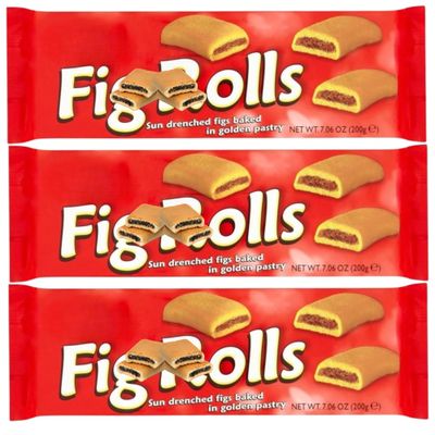 Fruit Biscuit Bundle with Bolands Fig Rolls 200g (3 Pack)