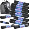Sterling Ventures Everyday Use Bin Bags 70L Strong & Secure Refuse Sacks Bin Liners Recycled Tear Resistant Household Office Kitchen & Caterers material 10pcs Pack Black 26x33 Inch (Set Of X10) view 1