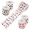 Abaodam 5 Rolls Christmas Toilet Paper Retro Decor Washcloths Towel Bag Supply Holiday Party Napkin Present Christmas Supplies Napkins Napkin for Christmas Father Festive Tissue Paper view 1