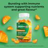 Berocca Immuno Multivitamin Gummies - Immune System Support Including Vitamin D, C, A, B-Complex (B6, B7, B12), E and Zinc - Supplement for Women, Men and Kids - 60 Gummies - Orange Flavour view 2
