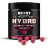 Beast Hydro Electrolytes Powder - 60 Servings Keto Hydration Drinks with Potassium Supplement - 360g, Cranberry view 1