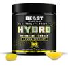 Beast Hydro Electrolytes Powder - 60 Servings Keto Hydration Drinks with Potassium Supplement - 360g, Lemon Sherbet view 1