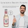 Strawberry & Pomegranate Tonic Water for Gin - Tonic Water w/Sugar, Carbonated Water, Vitamin C - Mixers for Drinks, Vodka, Cocktails, & Mocktails - Raisthorpe Manor, 200ml, 24-Pk view 2