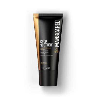 MANSCAPED Crop Soother Groin Grooming Aftershave Lotion - Infused with Aloe, Colloidal Oats, Shea, Cocoa Seed Butter, Safflower Oil for Soothing & Relief