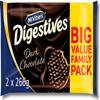 Mcvities Biscuits Multipacks - McVities Digestives Biscuits Dark Chocolate 2x266g and McVitie's Hobnobs Biscuits The Oaty One Milk Chocolate 2x262g Bundled | Great Deal | Sold by ESSENTIAL PRODUCTS view 2