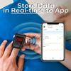 Blood Oxygen Monitor Bluetooth Pulse Oximeter, HOLFENRY Oxygen Monitor finger Adults CE Approved With App checking Heart Rate/Blood Oxygen Saturation Level/ SpO2 PI PR view 4