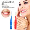 50Pcs Interdental Brushes, Soft Dental Oral Floss Clean Brushes Toothpicks Tooth Flossing Head, Oral Dental Hygiene Brush, Mini Tooth Cleaning Tool for Gaps Between Teeth view 4