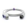 skmeditec Compatible with Hawtime/Zoncare Spo2 Sensor with Digital SpO2 technology, 9.8FT Large Clip Probe Cable with 6 Pins Connector, Replacement Cord view 1