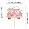 Ercadio 1 Pack Bride to Be Cupcake Toppers Wedding Engagement Cupcake Picks Bride to Be Cake Toppers for Wedding Bachelorette Bridal Shower Party Cake Decors Supplies view 2