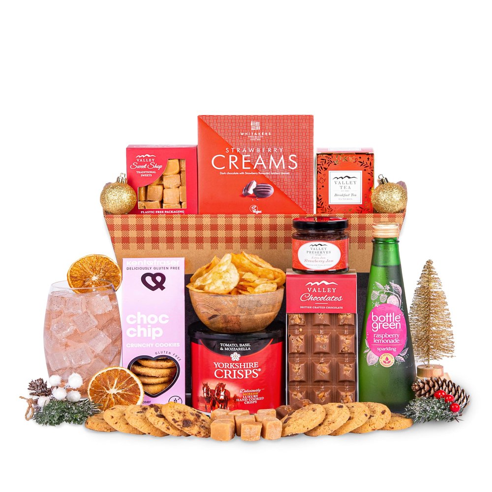 Fireside Goodies Luxury Christmas Hamper with Sweets Treats Festive Gift