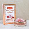 Sebahat Turkish Delight Lokum in Gift Box (Pomegranate Flavour, 200g) 12 Pieces view 2
