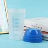 Bemvp 2pc 300ml Transparent Shaker Bottle Milkshake Protein Powder Mixing Bottle Shake Cup Practical Water Bottle Drinkware view 2