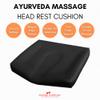 Ayurvedic Head Rest Cushion - for Ayurveda Massage Therapy - Ridged Edges for Zero Oil Spillage + Semi Firm Foam + PU Upholstery - Fits All Head Cradles + Can Be Used for All Massage (Cream) view 2