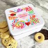 Personalised Square Rainbow Lollipops Mummys Biscuit Sweets Cake Treat Tin Personalised Gift | Custom Gift | Personalized Tin | Cake, Biscuit & Treat Tins | Gift For Her | Gift For Him view 1
