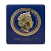 Ahmad Tea London Gifts | Tea Selection Cameo Blue Caddy | Gift | London & English Souvenirs | 32 Teabag Sachets | 4 Flavours view 1