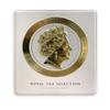 Ahmad Tea London Gifts | Tea Selection Cameo Ivory Caddy | Gift | London & English Souvenirs | 32 Teabag Sachets | 4 Flavours view 1