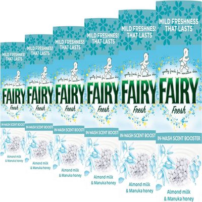 Fairy In-Wash Scent Booster, 6 packs x176 g, Fresh, Mild Freshness That Lasts