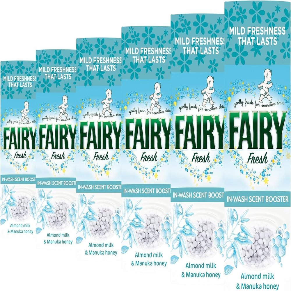 Fairy In-Wash Scent Booster, 6 packs x176 g, Fresh, Mild Freshness That Lasts