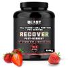 Beast - Mass Gainer 48g Carbs 25g Whey Protein Powder by Eddie Hall - Muscle Recovery and Growth - 30 Servings, 2.4kg - Strawberry Cheesecake view 1