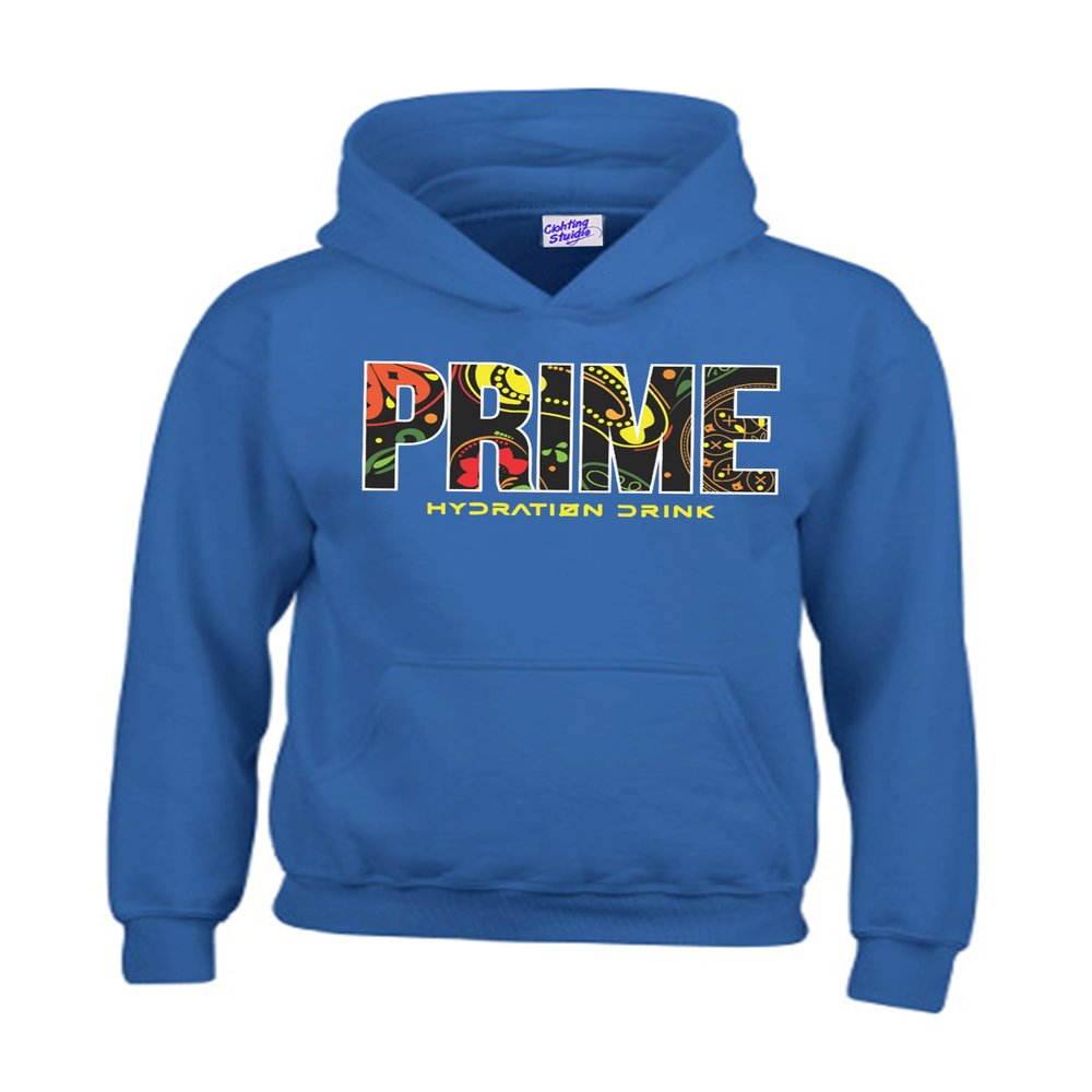 RADIANCE Funny Printed Prime Drink Hydration Flavour Logan Paul KSI kids and Adult Hoodies Royal