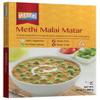 Ashoka Methi Malai Matar - 280g (Pack of 10) - Authentic Indian Creamy Fenugreek Peas Curry | Ready-to-Eat | No Preservatives | Family Pack view 1