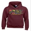 RADIANCE Funny Printed Prime Drink Hydration Flavour Logan Paul KSI kids and Adult Hoodies Burgundy view 1