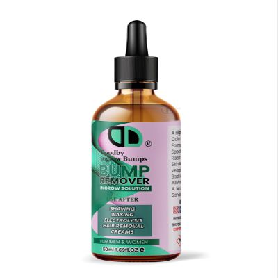 Bump Removal & Piercing Bump Treatment Shrinking Drops | Bump Free Piercing Aftercare | Piercing Cleaner & Keloid Scar Removal | for Piercing Bumps and Keloids 50ML GLASS DOPPER