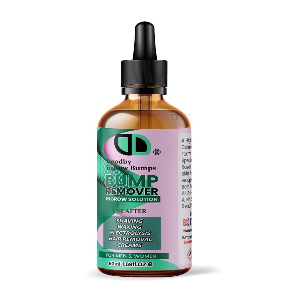 Bump Removal & Piercing Bump Treatment Shrinking Drops | Bump Free Piercing Aftercare | Piercing Cleaner & Keloid Scar Removal | for Piercing Bumps and Keloids 50ML GLASS DOPPER