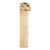 ANKROYU Men Pocket Beard Comb, Stainless Steel Mustache Comb, Home Salon Men Beard Comb, Wide Teeth Comb with Handle Styling Tool, Suitable for Fine or Thin Hair(A) view 1