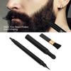 ANKROYU 3PCS Beard Builder Pen, Beard Pen Dual Head, 4 Tips Beard Pencil Filler, Waterproof Beard Shaping Pen, Male Mustache Repair Shape Pen, for Mustache(Black) view 2