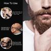 ANKROYU 3PCS Beard Builder Pen, Beard Pen Dual Head, 4 Tips Beard Pencil Filler, Waterproof Beard Shaping Pen, Male Mustache Repair Shape Pen, for Mustache(Black) view 4