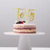 AROKIPPRY Acrylic 40th Birthday Cake Topper, forty Cake Topper, Cheers to 40 Years Old, 40th Anniversary /40th Birthday Party Decorations Supplies view 3