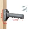 Doorway Assist Handle, Door Grab Bars, Folding Door Grab Rail Handle for Elderly Assistance or People Who Need Mobility Assistance, Easy to Install (Gray) view 3