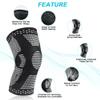 ACWOO Knee Brace, Professional Knee Brace Compression Sleeve for Men Women with Patella Gel Pads & Side Stabilizers, Knee Support for Running, Meniscus Tear, Arthritis, Joint Pain Relief (M) view 2