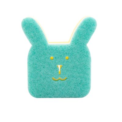 Soulnioi Cartoon Dish Sponge,Cleaning Sponge,Sponge Multipack,Dish Sponges for Washing Up,Dish Sponge,Triple Dishwashing Sponge,for Kitchen Cleaning (B)