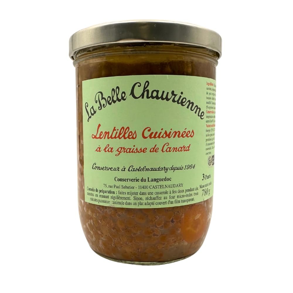 La Belle Chaurienne Lentils Cooked in Duck Fat 780g