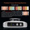 XJZHANG Portable Freezing Fat Removal Machine Belly Fat Burner Belt Body Lipolysis Shaping Slimming Machine Cryolipolysis Machine for Slimming Lose Belly/Arms/Legs Fat view 3