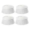 4Pcs Dish Brush Refill Head,Palm Brush Refills for Steel Soap Dispensing Dish Brush,Nylon Bristle Sink Dish Brush Refill Soap Dispensing Scrubber for Cleaning view 1