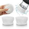 4Pcs Dish Brush Refill Head,Palm Brush Refills for Steel Soap Dispensing Dish Brush,Nylon Bristle Sink Dish Brush Refill Soap Dispensing Scrubber for Cleaning view 2