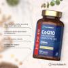 CoQ10 Supplement 200mg | 120 Vegan Tablets | High Strength Naturally Fermented Ubiquinone Coenzyme Q10 | by Horbaach view 2